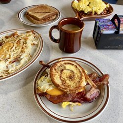 Leo's Coney Island - Highland - Our delicious breakfast spread!