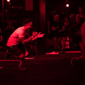 Cut Seven - Owner/coach Chris -- coaching athletes through a tough workout - Circuit Training Gyms Near Me - Washington, DC, District of Columbia