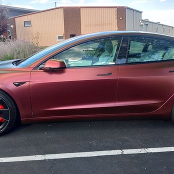 ProMaster Graphics - Driver's side Tesla Model 3 with wrap - Vehicle Wraps Near Me - Broomfield, Colorado ProMaster Graphics - Driver's side Tesla Model 3 with wrap - Vehicle Wraps Near Me - Broomfield, Colorado