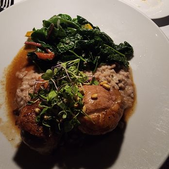 Eight4Nine - Duck breast on risotto-$32 - New American Near Me - Palm Springs, California