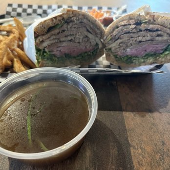 And Broth - Pho Brisket on Rye Sandwich - Asian Fusion Near Me - Glendora, California