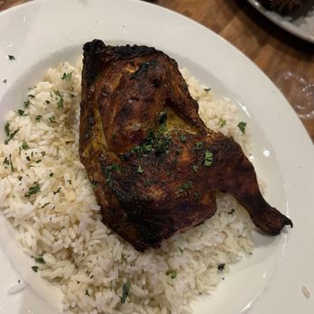 The Phils Tavern - 1/2 roasted chicken... came w rice, a veggie and a soup or salad - American Near Me - Blue Bell, Pennsylvania The Phils Tavern - 1/2 roasted chicken... came w rice, a veggie and a soup or salad - American Near Me - Blue Bell, Pennsylvania