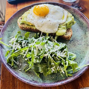 Happy Camper - Avocado toast. - Pizza Near Me - Las Vegas, Nevada