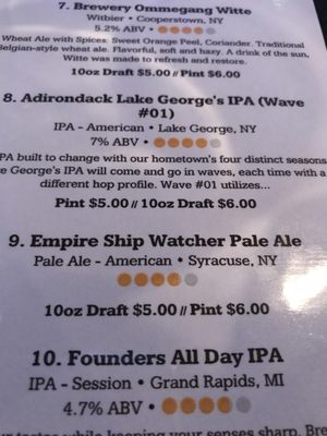 Menu photo 5 Spokes Craft Beer and Tapas Watertown, NY Menu photo 5 Spokes Craft Beer and Tapas Watertown, NY