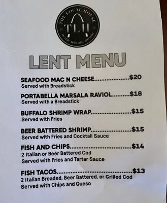 Menu photo 2 The Local House Restaurant & Bar Arnold, MO