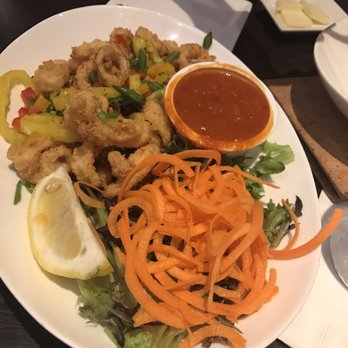 Bluefin Grille - Calamari was good but not great - Seafood Near Me - Providence, Rhode Island