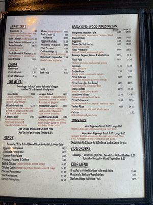 Menu photo 2 Trattoria Napoli Union City, NJ Menu photo 2 Trattoria Napoli Union City, NJ