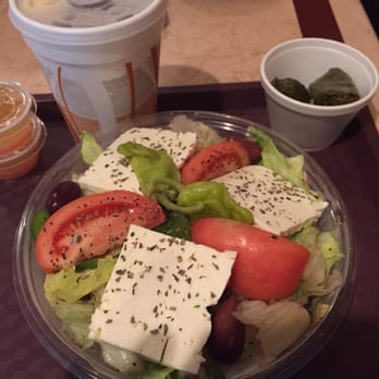 Athena Roasted Chicken - Pre made Greek salad, which was a bit of a bummer, but surprisingly the flavor was good and it was fresh enough. - Greek Near Me - Maitland, Florida