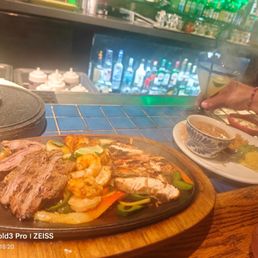 Seafood fajitas Seafood fajitas