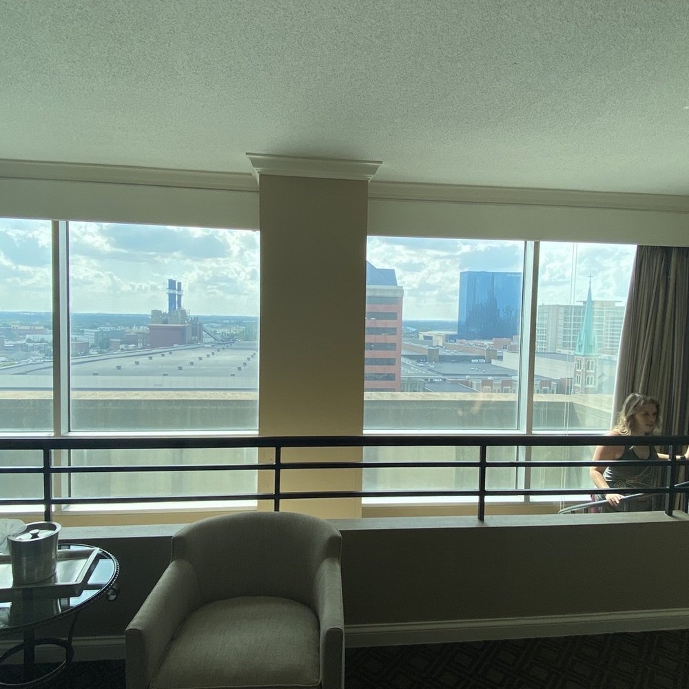 Omni Severin Hotel - View from the bed - Hotels Near Me - Indianapolis, Indiana Omni Severin Hotel - View from the bed - Hotels Near Me - Indianapolis, Indiana