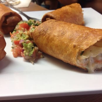 Las Islas Marias - Seafood stuffed Chimichangas for an appetizer. Absolutely delicious. - Seafood Near Me - San Antonio, Texas