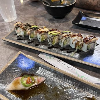 A Sushi and Grill - 86. Dragon Roll - Sushi Bars Near Me - Tempe, Arizona