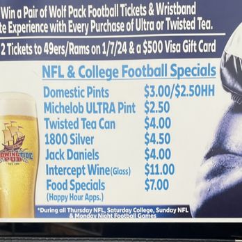 Flowing Tide Pub 1 - Football specials - Sports Bars Near Me - Reno, Nevada