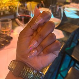 Simple fill with glitter. Simple fill with glitter.