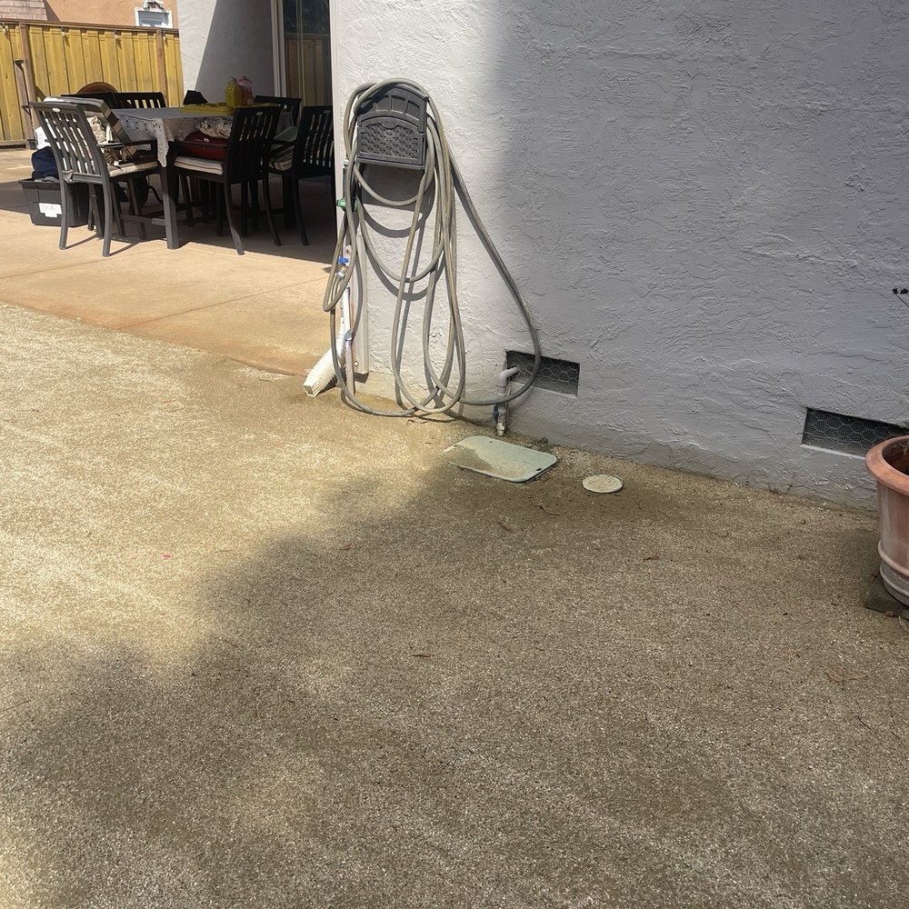 Maplewood Landscaping - Here's puddling around the valves and my patio - Landscaping Near Me Maplewood Landscaping - Here's puddling around the valves and my patio - Landscaping Near Me