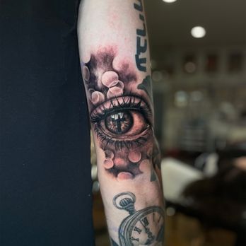 The Bell Rose Tattoo - Tattoo Near Me - Daphne, Alabama The Bell Rose Tattoo - Tattoo Near Me - Daphne, Alabama