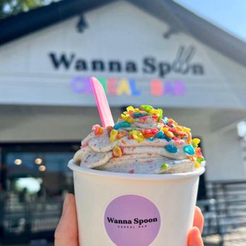 Wanna Spoon Cereal Bar - Fruity Pebbles ice cream swirl - Coffee & Tea Near Me - Nashville, Tennessee Wanna Spoon Cereal Bar - Fruity Pebbles ice cream swirl - Coffee & Tea Near Me - Nashville, Tennessee