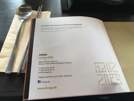 Menu photo 3 Koogi Korean Bbq Sulzbach (Taunus), HE Menu photo 3 Koogi Korean Bbq Sulzbach (Taunus), HE