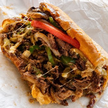 Submariner - The half size Philly cheesecake sandwich - American Near Me - Los Angeles, California Submariner - The half size Philly cheesecake sandwich - American Near Me - Los Angeles, California