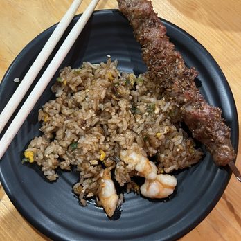 Liu Roast Fish - Lamb skewer and shrimp fried rice - Chinese Near Me - Milpitas, California