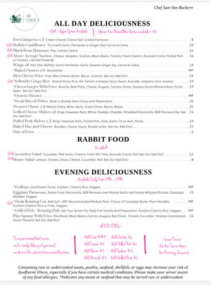 Menu photo 4 The Garage Ocean Shores, WA