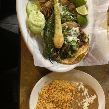 Taqueria El Manhattan - Tacos with rice and beans. - Mexican Near Me - Fort Mill, South Carolina Taqueria El Manhattan - Tacos with rice and beans. - Mexican Near Me - Fort Mill, South Carolina