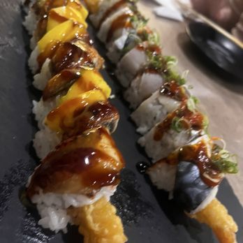 Kiroro Sushi - Mango unagi roll Ultimate Saba roll - Japanese Near Me - Belmont, California Kiroro Sushi - Mango unagi roll Ultimate Saba roll - Japanese Near Me - Belmont, California