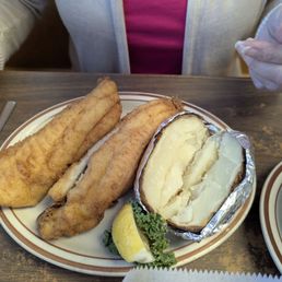 Small flounder plate