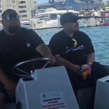 Newport Fun Tours - Me driving to duffy boat - Boating Near Me - Newport Beach, California Newport Fun Tours - Me driving to duffy boat - Boating Near Me - Newport Beach, California