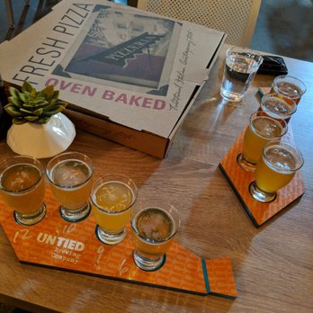Untied Brewing - Beer flights with bacci pizza! - Breweries Near Me - New Providence, New Jersey Untied Brewing - Beer flights with bacci pizza! - Breweries Near Me - New Providence, New Jersey
