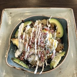 The Carnitas Burrito 'bowl' style without picked onion. Delicious! The Carnitas Burrito 'bowl' style without picked onion. Delicious!
