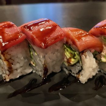 Sushi Ichimoto - Raiders roll - No massago (fish eggs/ roe) - Sushi Bars Near Me - Hayward, California Sushi Ichimoto - Raiders roll - No massago (fish eggs/ roe) - Sushi Bars Near Me - Hayward, California