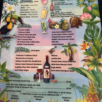 Islands In The Stream - Drink menu - Cocktail Bars Near Me - Richmond, Kentucky Islands In The Stream - Drink menu - Cocktail Bars Near Me - Richmond, Kentucky