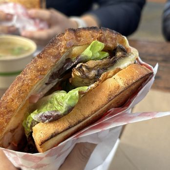Dad's Luncheonette - Mushroom Sandwich - New American Near Me - Half Moon Bay, California Dad's Luncheonette - Mushroom Sandwich - New American Near Me - Half Moon Bay, California