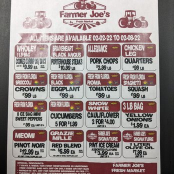 Farmer Joe's - Specials at Farmer Joe's, Cape Coral - Grocery Near Me - Cape Coral, Florida Farmer Joe's - Specials at Farmer Joe's, Cape Coral - Grocery Near Me - Cape Coral, Florida