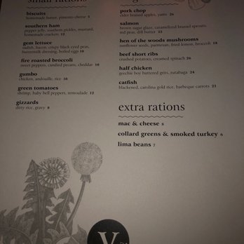 Virtue Restaurant - Menu - Southern Near Me - Chicago, Illinois