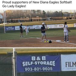 B & B Self Storage - Happy to support our local softball team.
