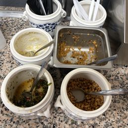 Unlimited toppings bar Unlimited toppings bar