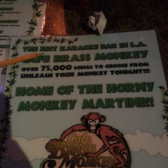 Cafe Brass Monkey - 75,000 songs but they didn't have "The Boy is Mine" :( - Karaoke Near Me - Los Angeles, California