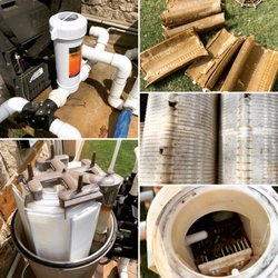 Wade's Pools - DE filter grid replacement, removal of old salt cell, and new chlorine feeder install.