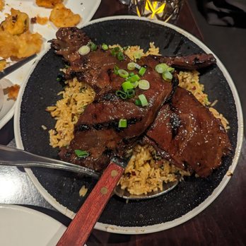 Buddha Ruksa - Chili oil fried rice with short rib - Thai Near Me - Seattle, Washington Buddha Ruksa - Chili oil fried rice with short rib - Thai Near Me - Seattle, Washington