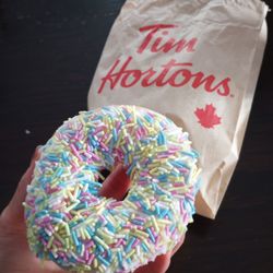 Tim Hortons - Vanilla dip donut for my nieces. $1.49.