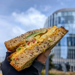 Equator Coffees - breakfast sandwich $10.50