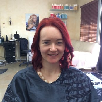 Salon Mia - The final product - she even curled it for free! - Hair Salons Near Me - San Diego, California