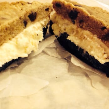 Potbelly - Ice cream cookie madness. Oatmeal and brownie cookie to rock your taste buds! - Sandwiches Near Me - Phoenix, Arizona Potbelly - Ice cream cookie madness. Oatmeal and brownie cookie to rock your taste buds! - Sandwiches Near Me - Phoenix, Arizona