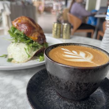 Provision - Cappuccino and Breakfast Croissant - Specialty Food Near Me - Fairhope, Alabama