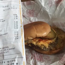 McDonald's - Not a double cheeseburger.
