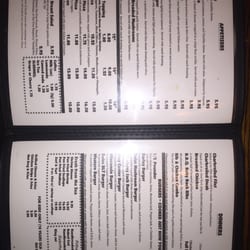 Barley's Hops & Malt - First part of the menu