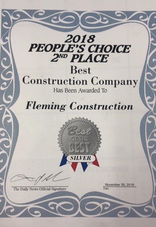 Slide of Fleming Construction