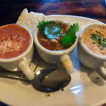 Five Loaves Cafe - Trio of soups - American Near Me - Mt Pleasant, South Carolina